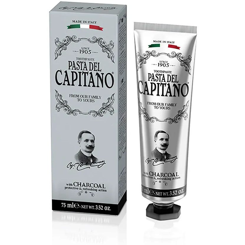 Pasta Del Capitano 1905 Dentífrico Carbón 75ml-1