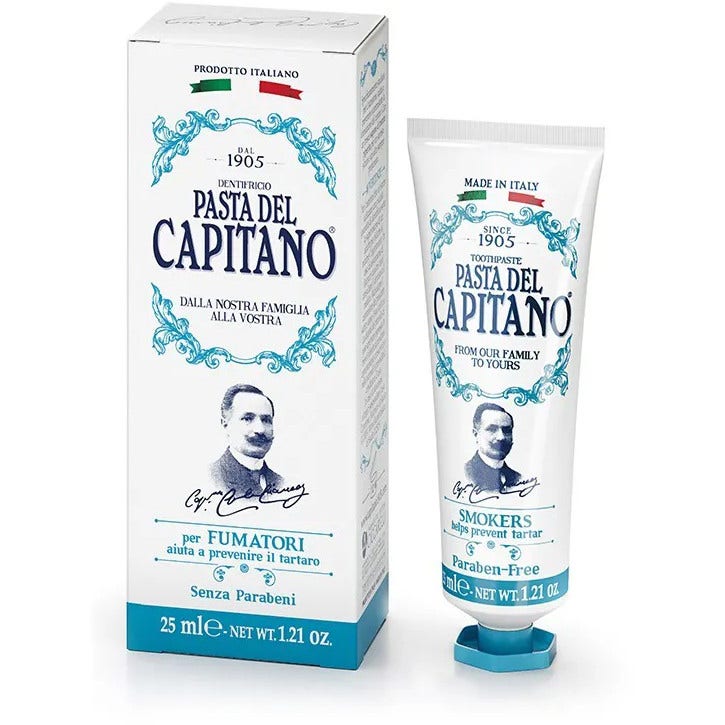 Pasta Del Capitano 1905 Fumadores Pasta De Dientes 25ml-2