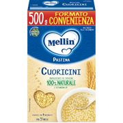 Mellin Corazones De Pasta 500g 5 Meses +-2