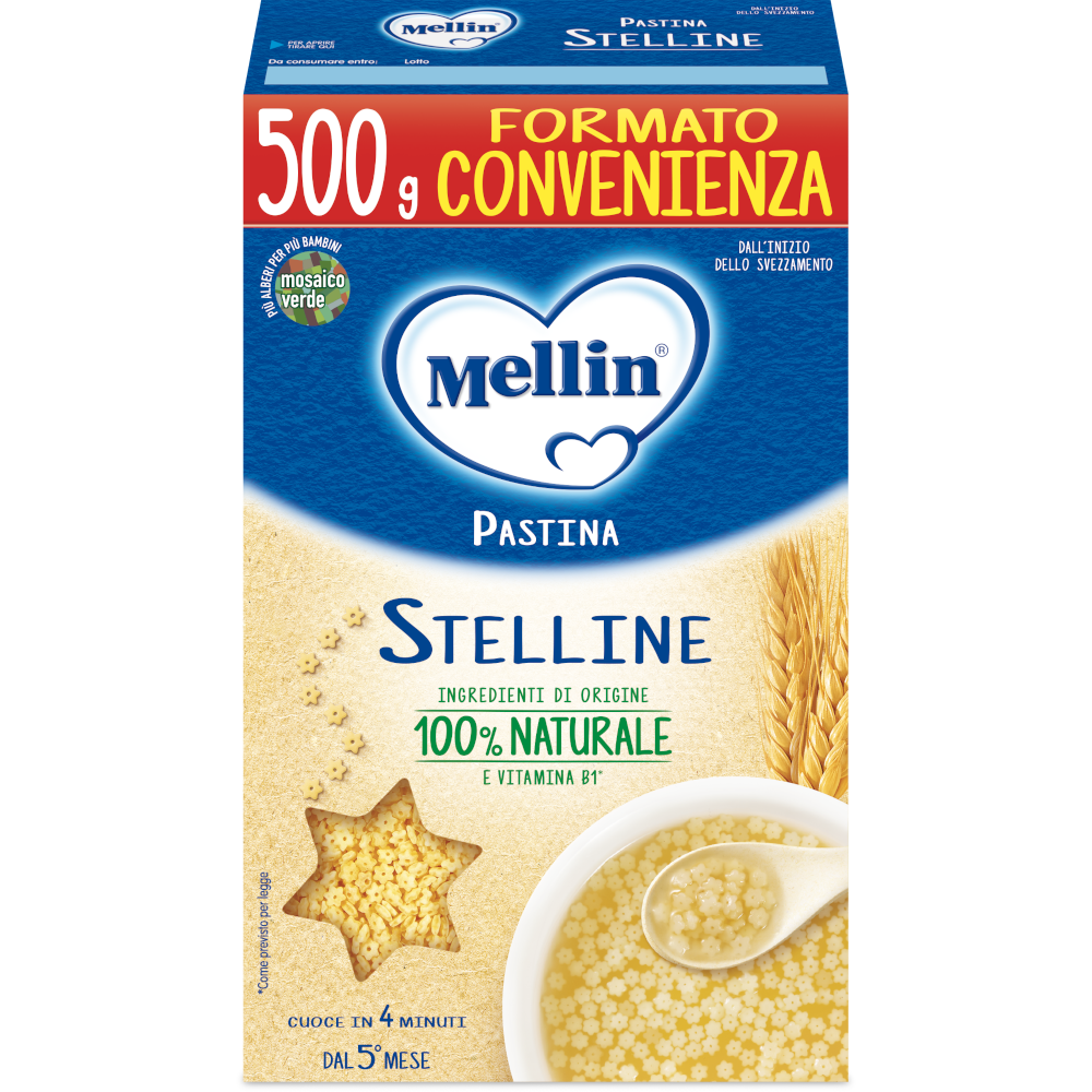 Mellin Pasta Stelline 500g-3