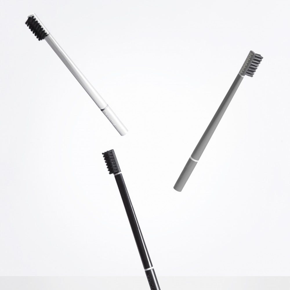 Cepillo Dental Piuma T03 + Base Mediana Gris Asfalto-8