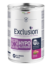 Exclusion Veterinary Diet Fórmula Hipoalergénica para Perros Cerdo/Guisantes Lata 400 g