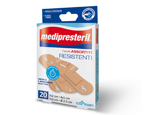 Medipresteril Parches Resistentes Surtidos 4 Tamaños 20 Piezas-3