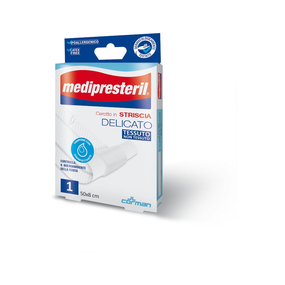 Medipresteril Parche Rayas Delicadas 8x50cm-6