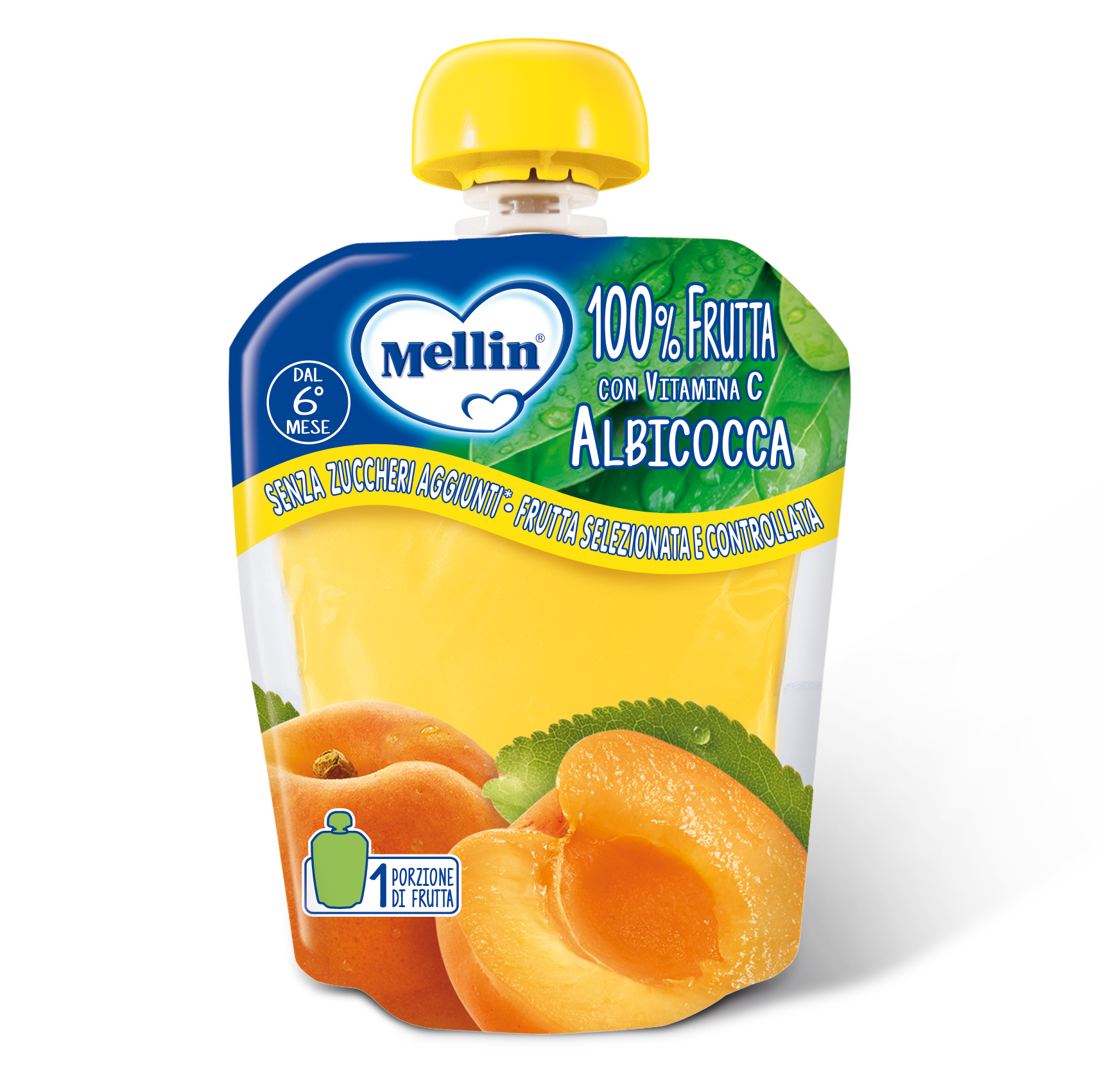 Mellin Sobre Albaricoque 90g 6Mesi+-2