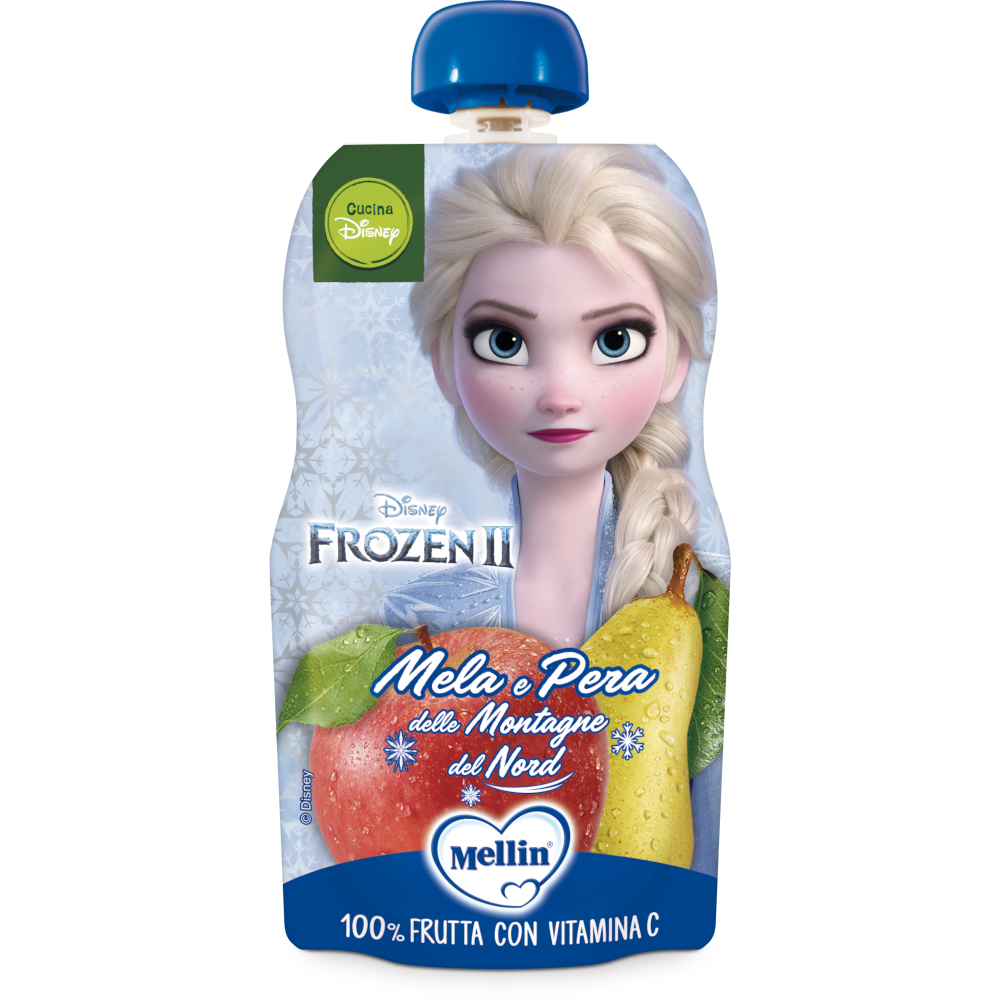 Mellin Merenda Pouch Disney Mela Pera 110g