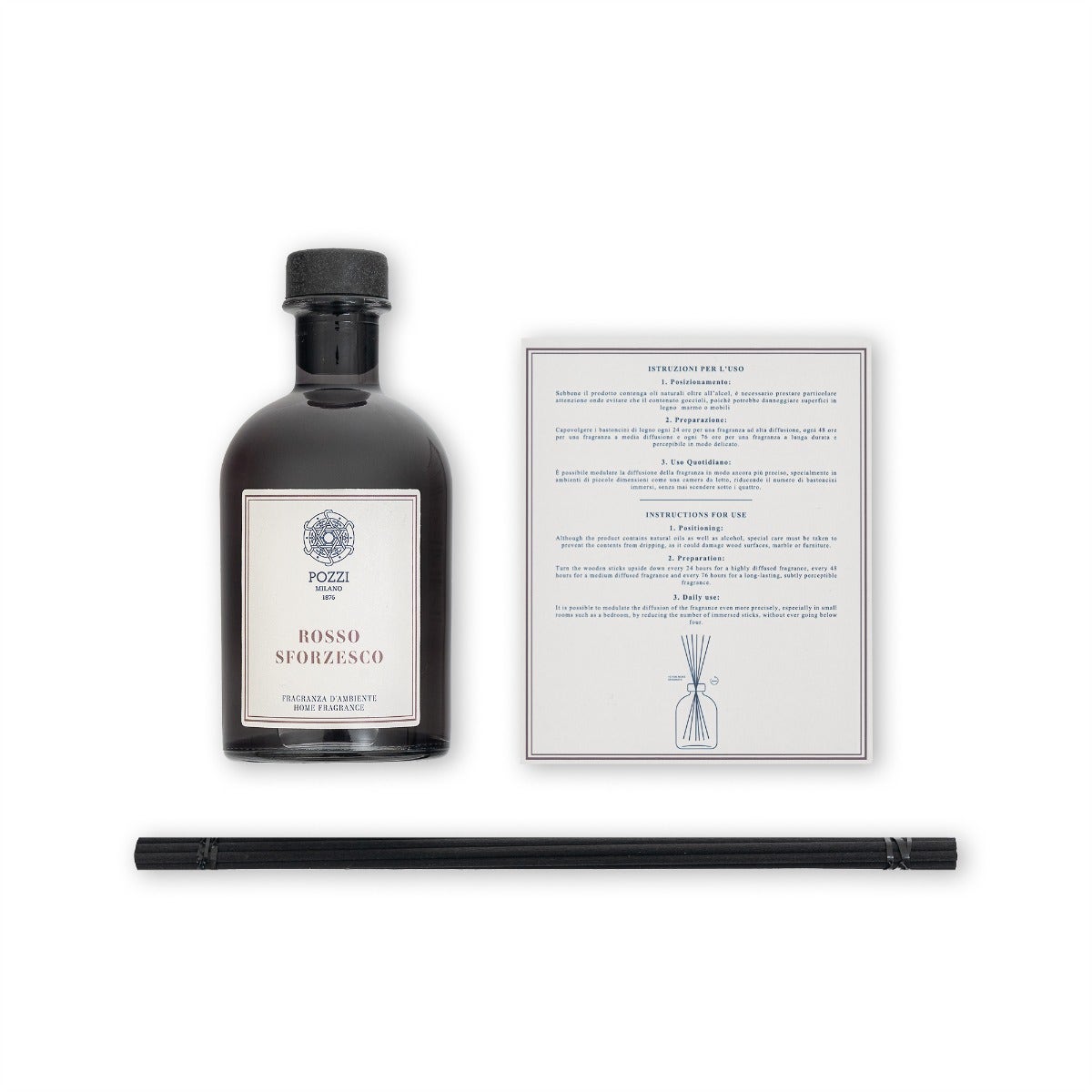 Pozzi Milano Ambiente Fragancia Rosso Sforzesco 250ml-3