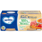 Mellin Primo Sugo Ragù Di Vitello 8M+ 2x80g-2
