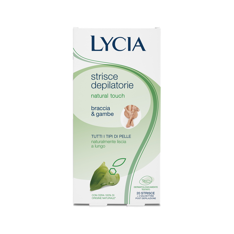 Lycia Natural Touch 20 Tiras Depilatorias Piernas Brazos-1