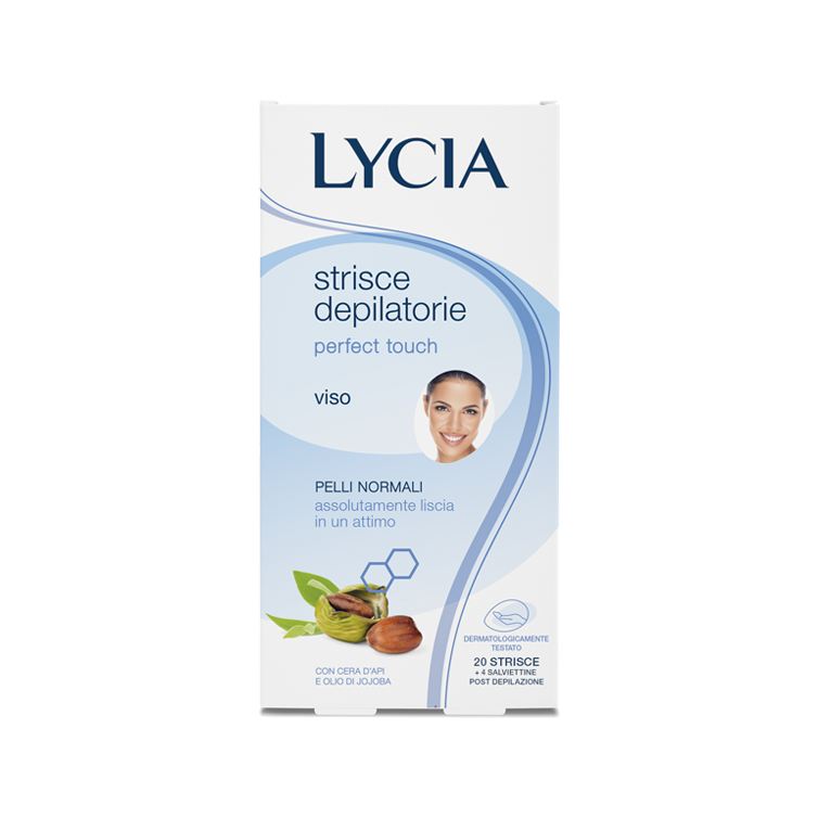 Lycia Perfect Touch Rostro 20 Tiras Depilatorias-1