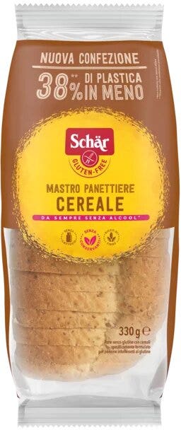 Schar Cereale Del Maestro Baker Pan De Cereales Sin Gluten 330g-1