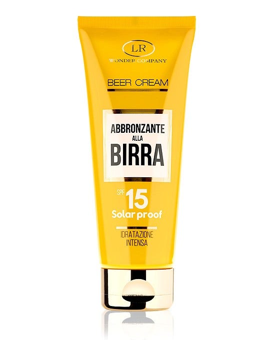 LR Wonder Company Beer Cream Sunscreen 15 Tubo 100ml-1