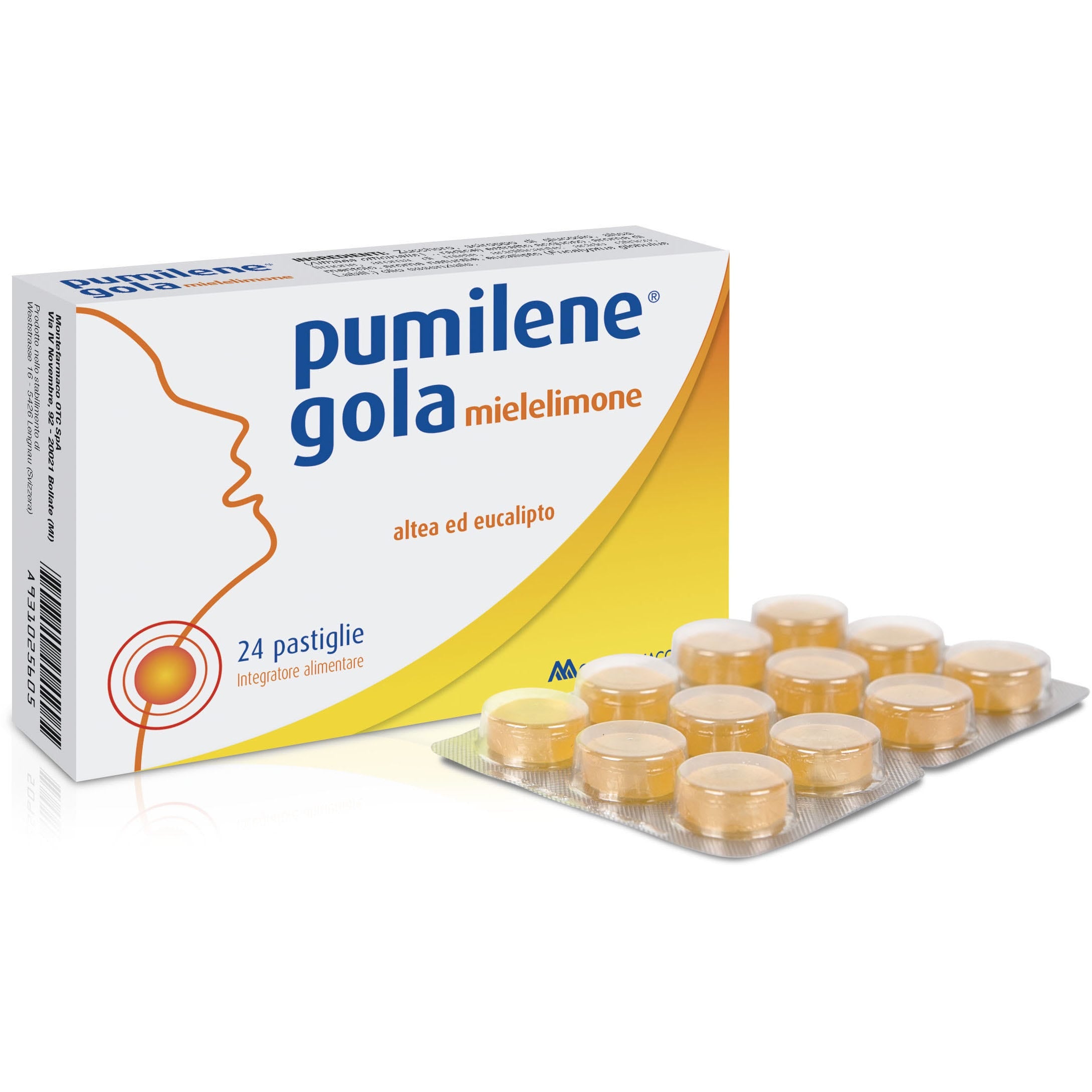 Pumilene Garganta Miel/Limon 24 Comprimidos-3
