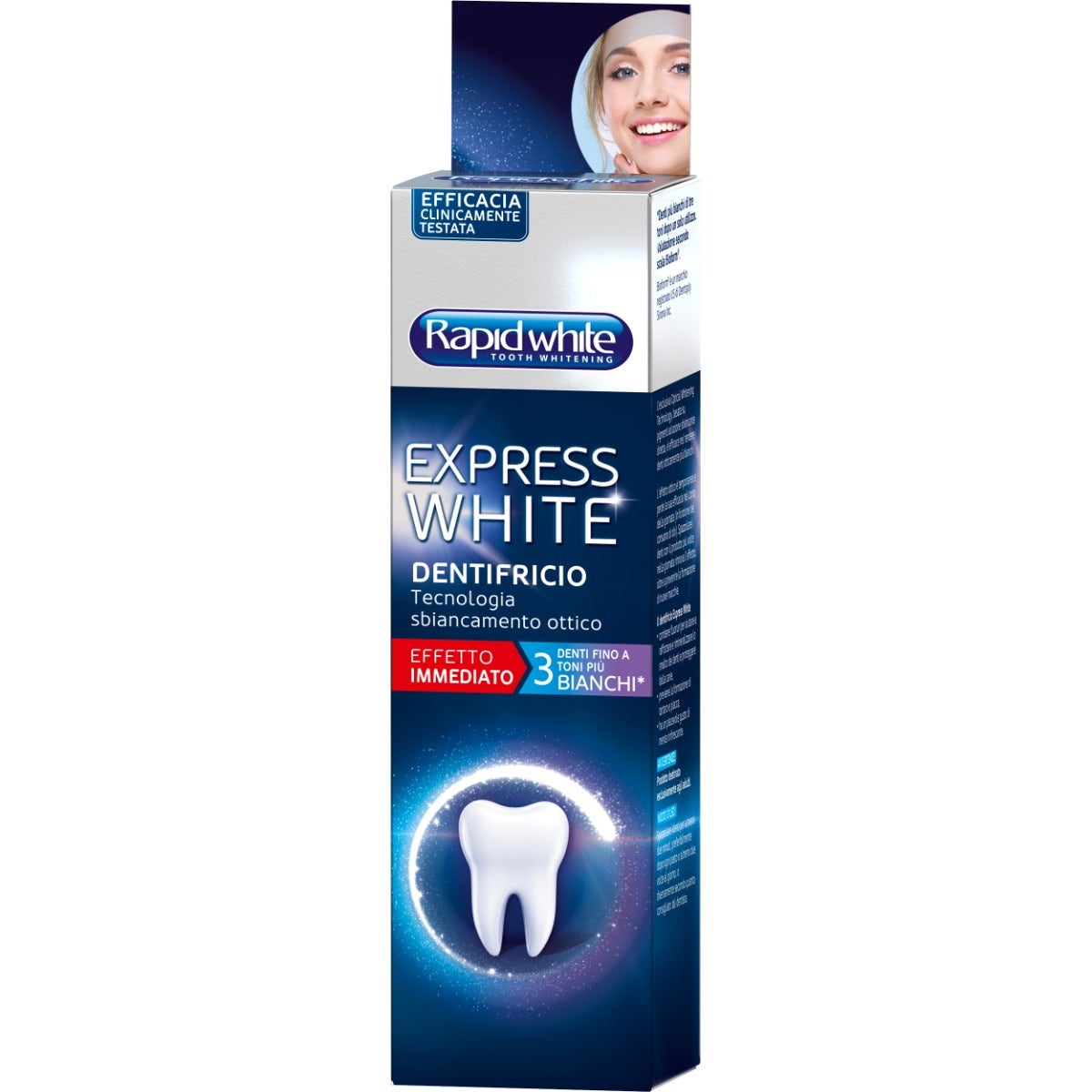 Rapid White, pasta de dientes Express White, 75 ml
