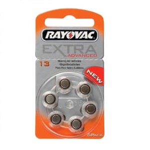 Blíster Batería Audífono Zinc Air Rayovac Discret 13-1