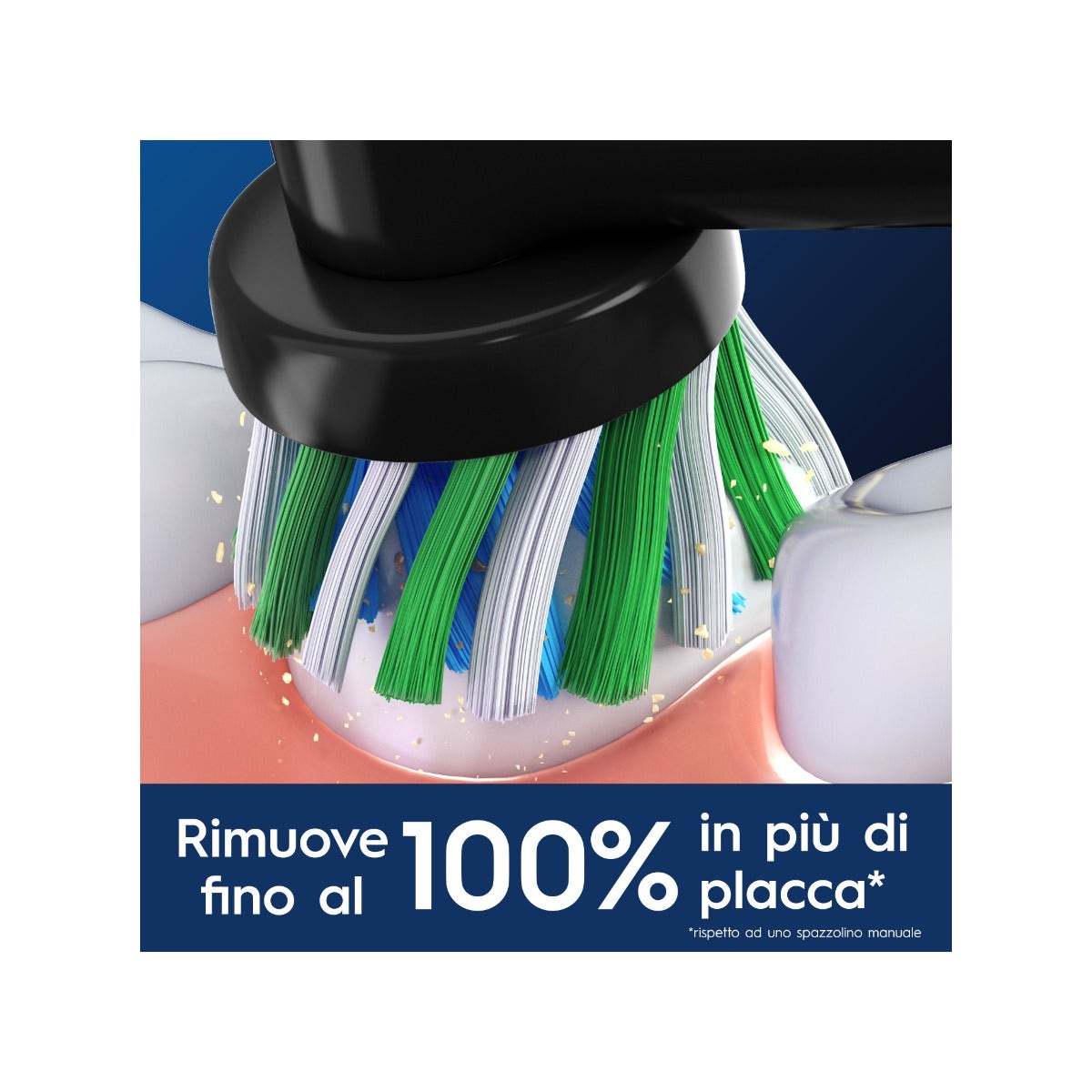 Oral-B Testine Di Ricambio Pro Cross Action Black 5 Pezzi