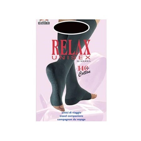 Solidea Relax Unisex Hasta la Rodilla 140 Punta Abierta 4XL-2