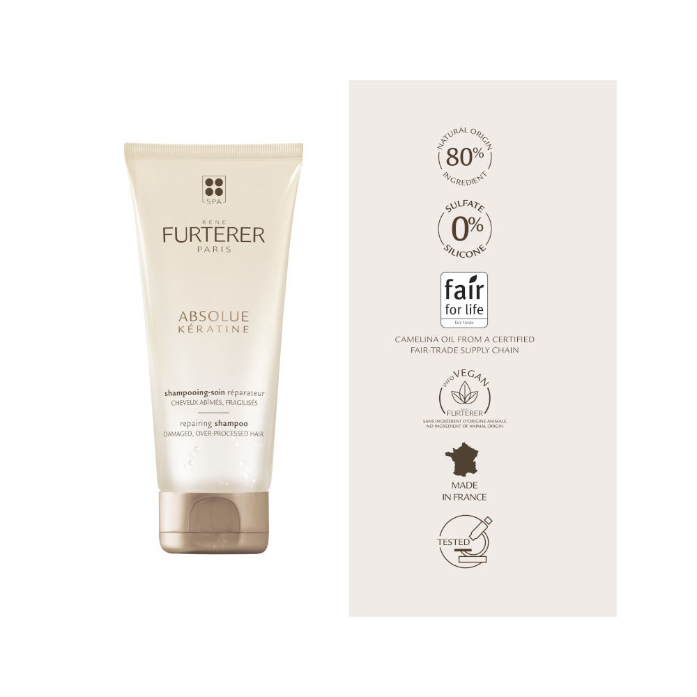 René Furterer Absolue Keratine Shampoo Ristrutturante Capelli Danneggiati E Fragilizzati 200ml