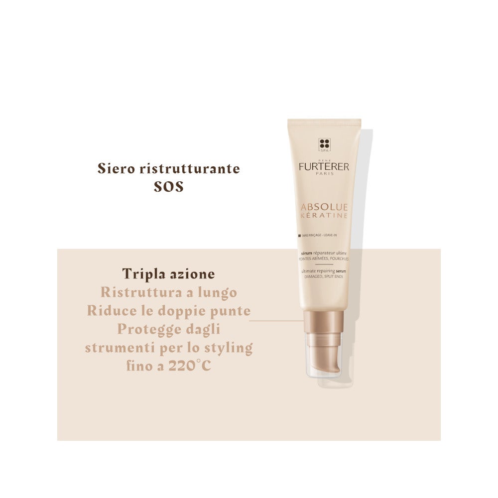 René Furterer Absolue Keratine Siero Ristrutturante Estremo Punte Danneggiate 30ml