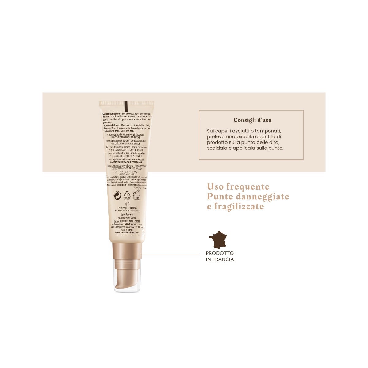 René Furterer Absolue Keratine Siero Ristrutturante Estremo Punte Danneggiate 30ml