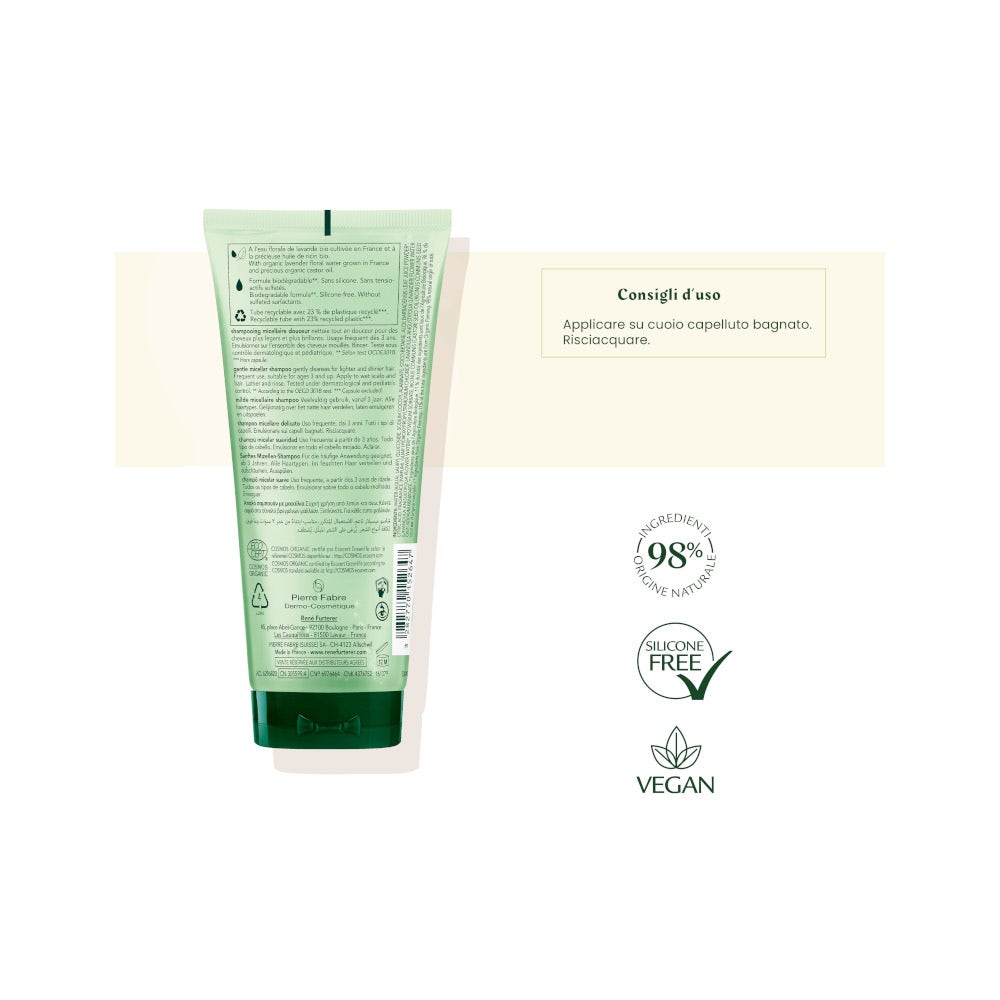 Rene Furterer Naturia Shampoo Micellare Delicato 200ml