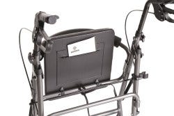 Walker Rollator Aluminio 4 Ruedas Con Asiento Mopedia-4