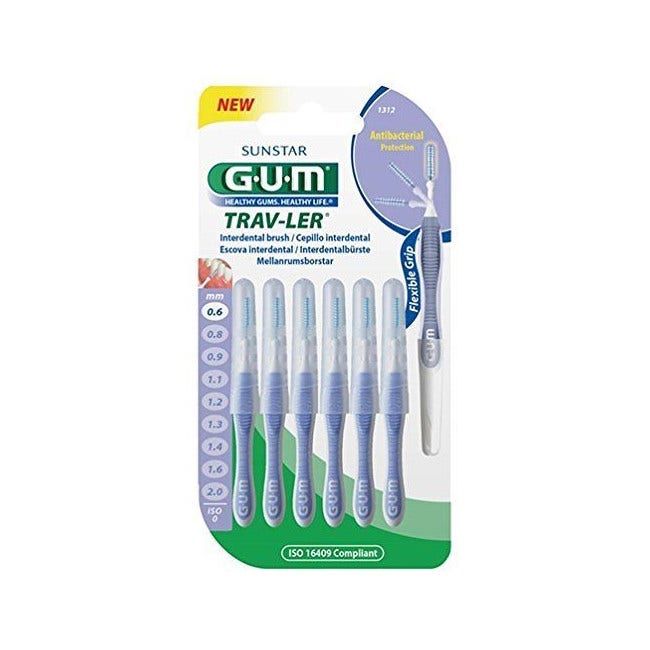 Cepillo Gum Trav-Ler 0,6 Pro 6 Piezas-3