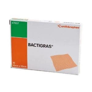 Gasa Bactigras 10X10cm 10 Piezas-2