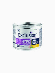 Exclusion Veterinary Diet Fórmula Hipoalergénica para perros, codorniz/guisantes, lata de 200 g
