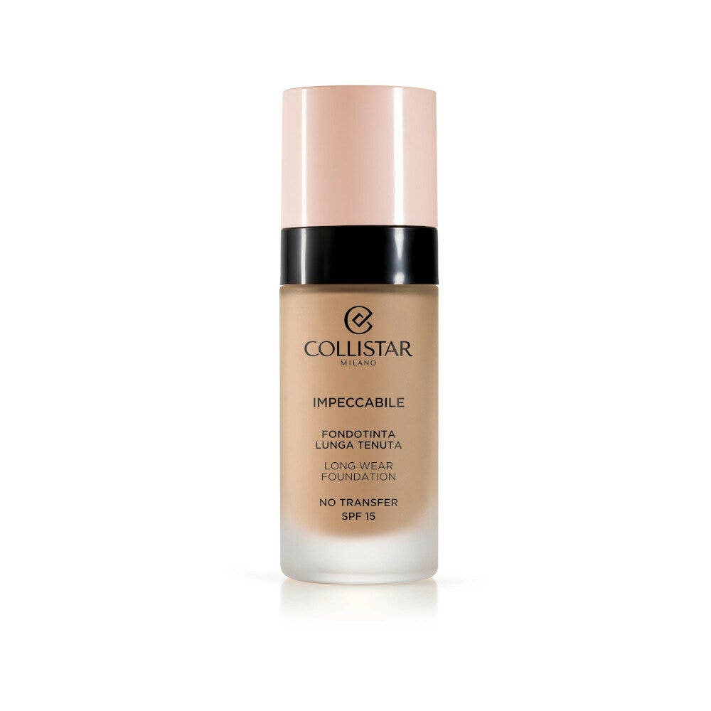 Collistar Impeccabile Base de Maquillaje de Larga Duración SPF15 N.º 4G Arena Dorada 30 ml