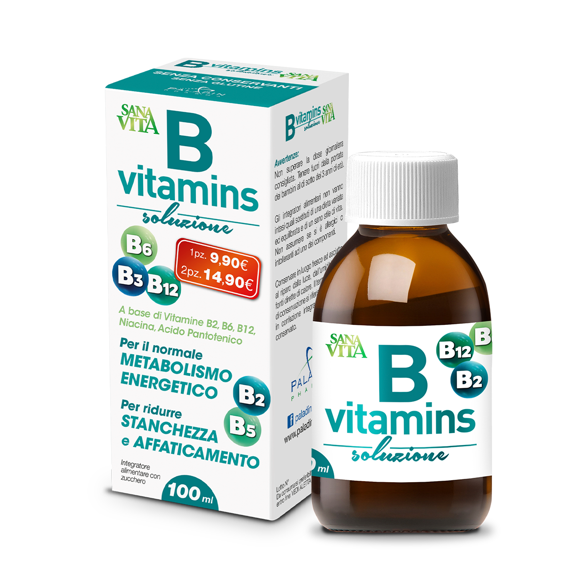 Sanavita Vitaminas B Solución 100ml-4
