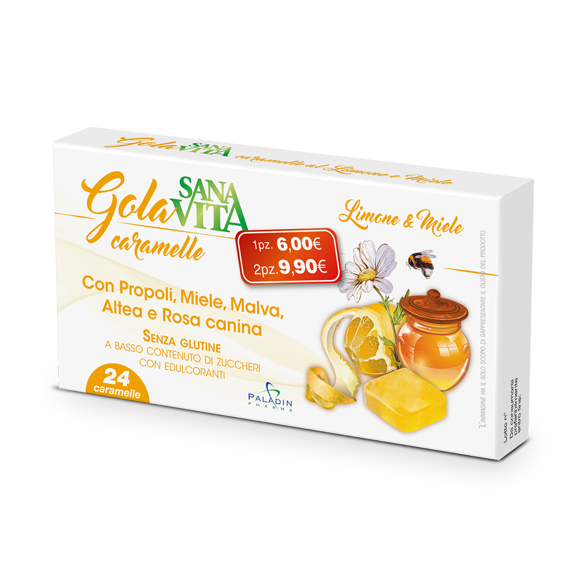 Sanavita Garganta Limon Y Miel 24 Caramelos-2