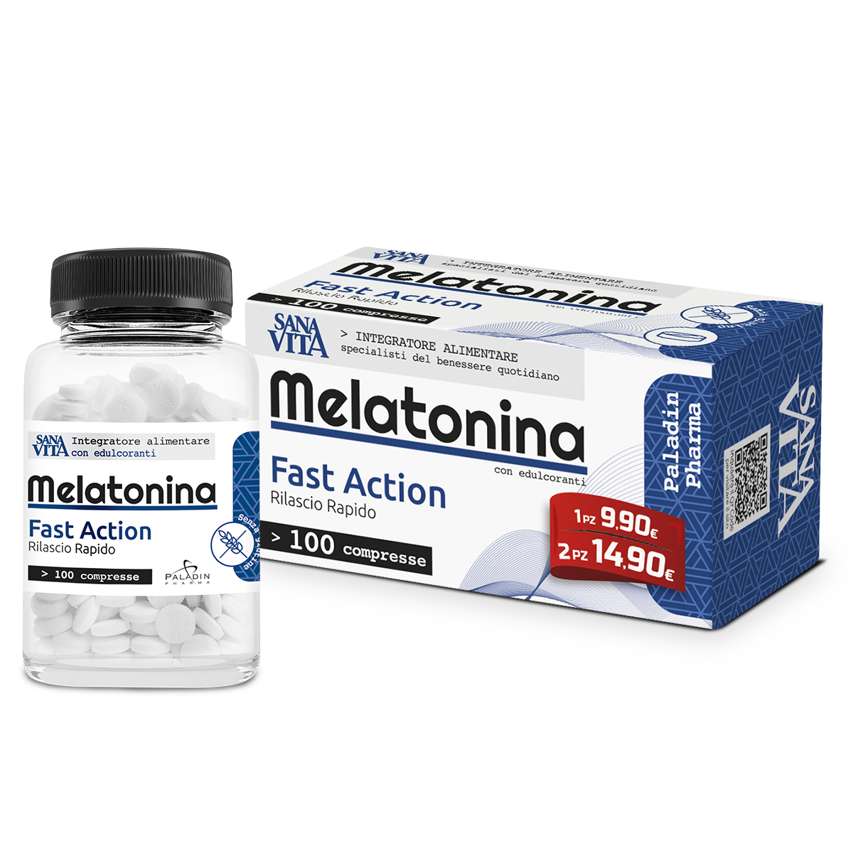 Sanavita Melatonina 100 comprimidos