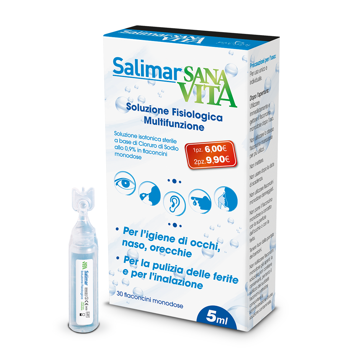 Sanavita Solución Fisiológica 30 Ampollas-3