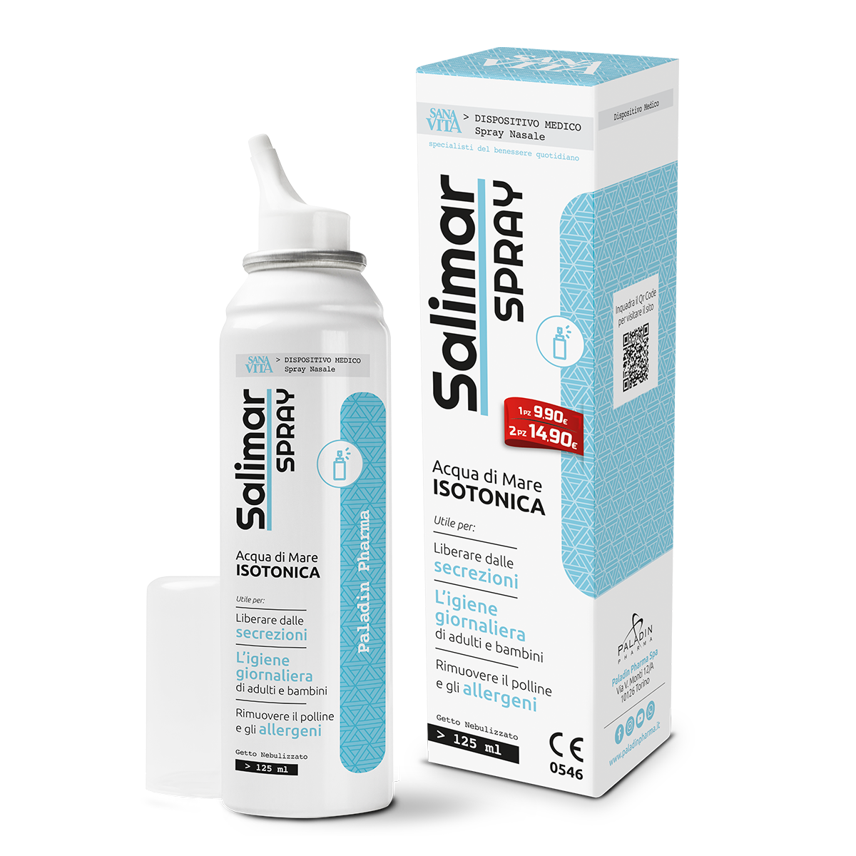 Sanavita Salimar Spray Nasal Isotónico 125ml-2