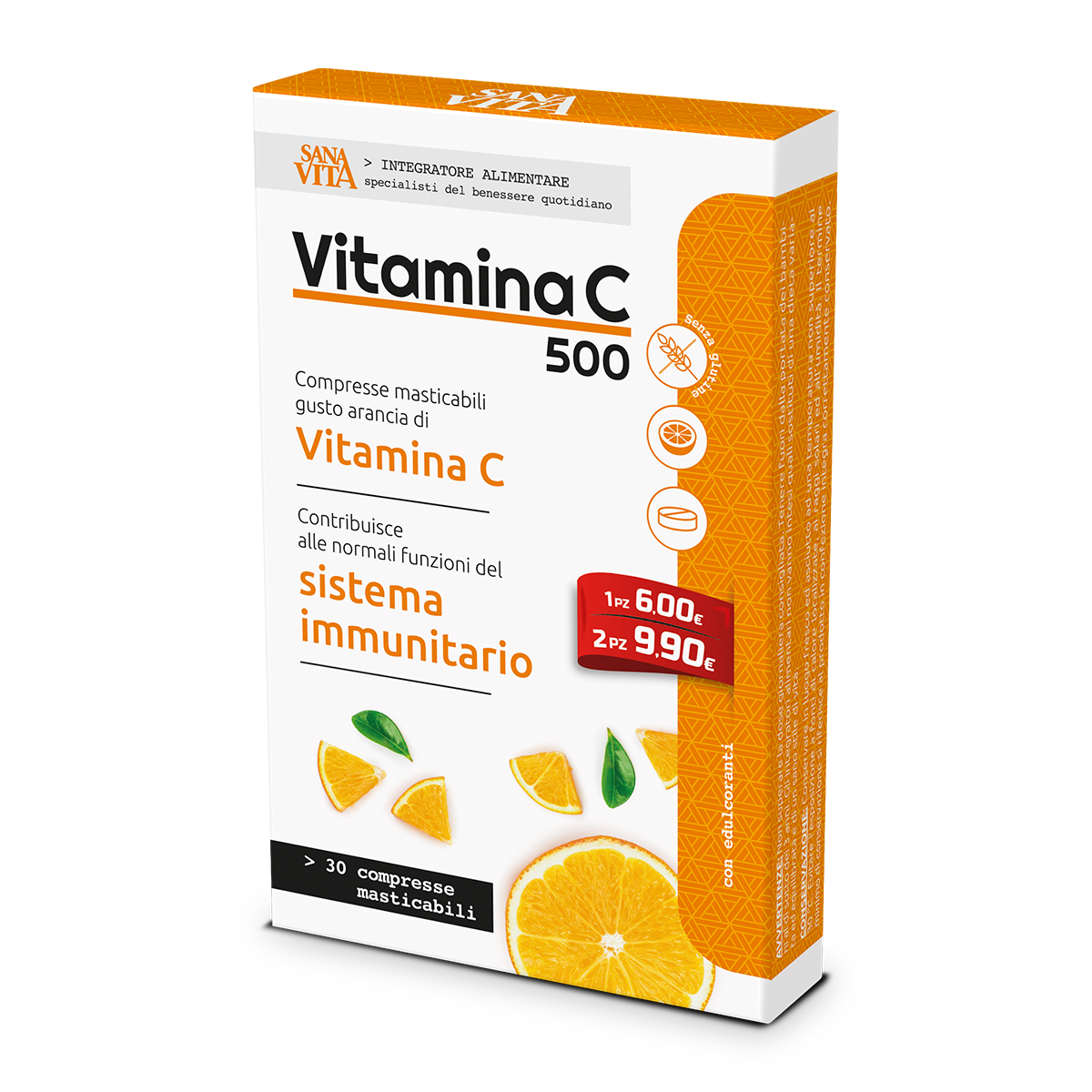 Sanavita Vitamina C 30 Comprimidos Masticables-2