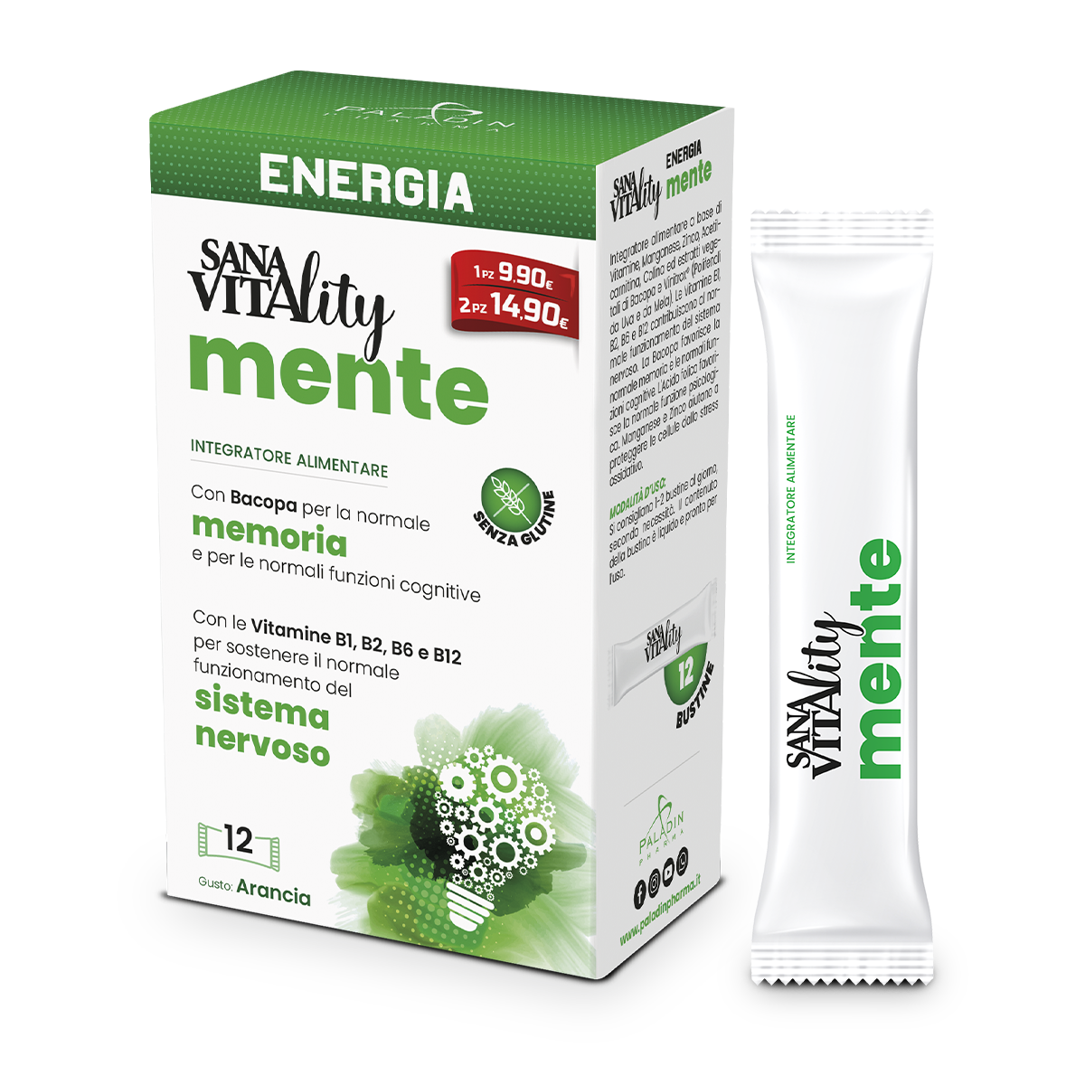 Sanavitality Energía Mental 12 sobres