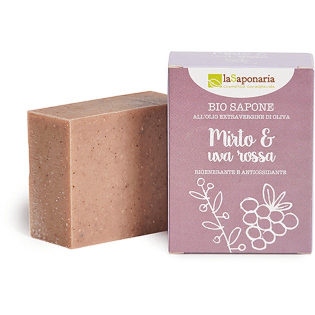 La Saponaria Bio Jabón Mirto / Uva Roja 100g-1