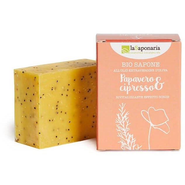 Jabón La Saponaria Bio Amapola / Ciprés 100g-1