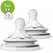 Avent 2 Tetinas Flujo Lento Natural 2 Orificios 1M+-1