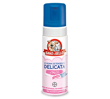 Sano E Bello Espuma Limpiadora Delicada Perro/Gato Cachorros 150ml-1
