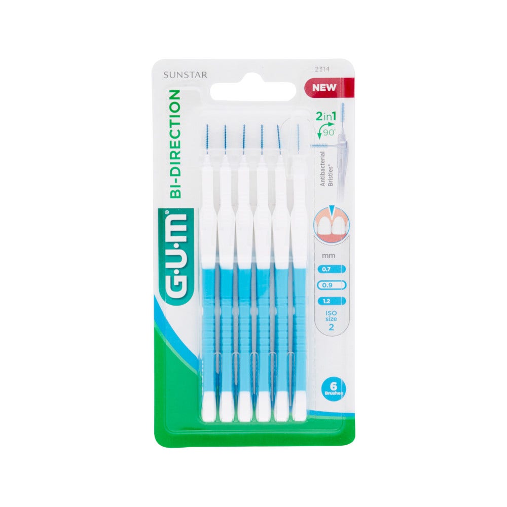 Pinceles de punta microfina bidireccional Gum 6 piezas-1