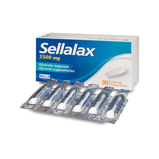 SellaLax Supositorios Glicerina 2500mg 30 Piezas-2