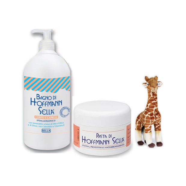Bolsa Hoffmann Pasta 75ml + Baño Corporal 300ml + 1 Peluche-4