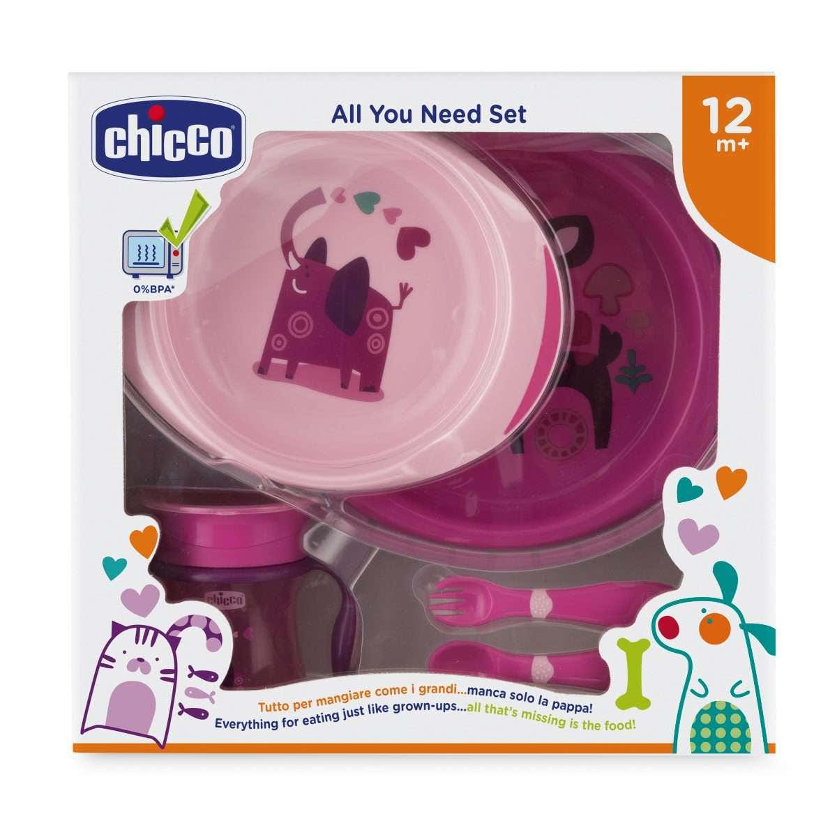 Chicco Set Comida 12m + Niña-1