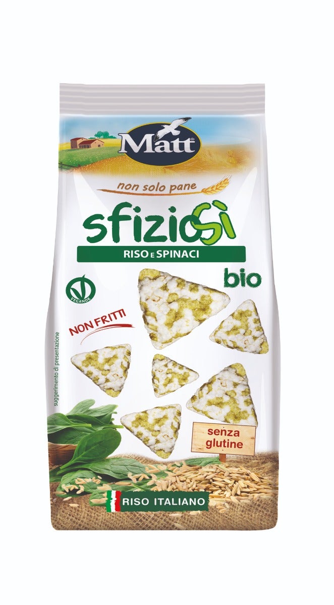 Matt Snack Delicioso Arroz/Espinacas Bio 60g-3