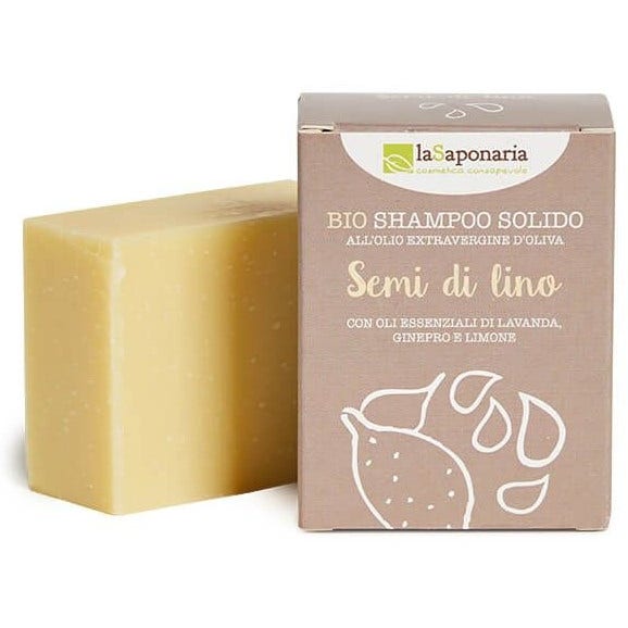 La Saponaria Champú Sólido Con Linaza 100g-1