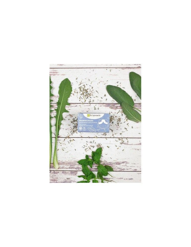 La Saponaria Champú Sólido Purificante/Anticaspa 50g-2