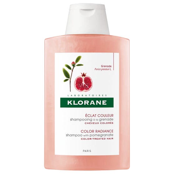Klorane Champú de granada para brillo y protección del cabello teñido 200 ml