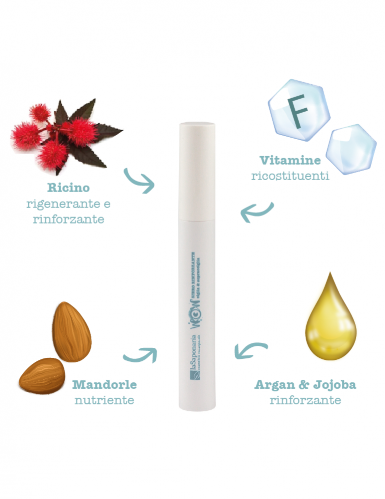 La Saponaria Wow Siero Rinforzante Ciglia/Sopracciglia 10ml
